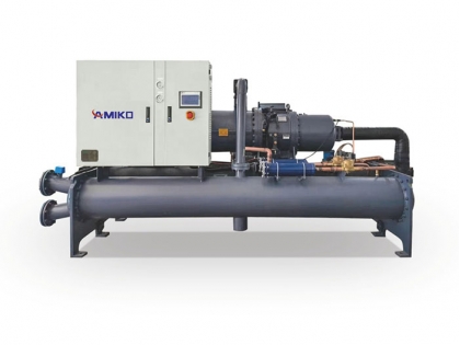 Water cooled screw chiller